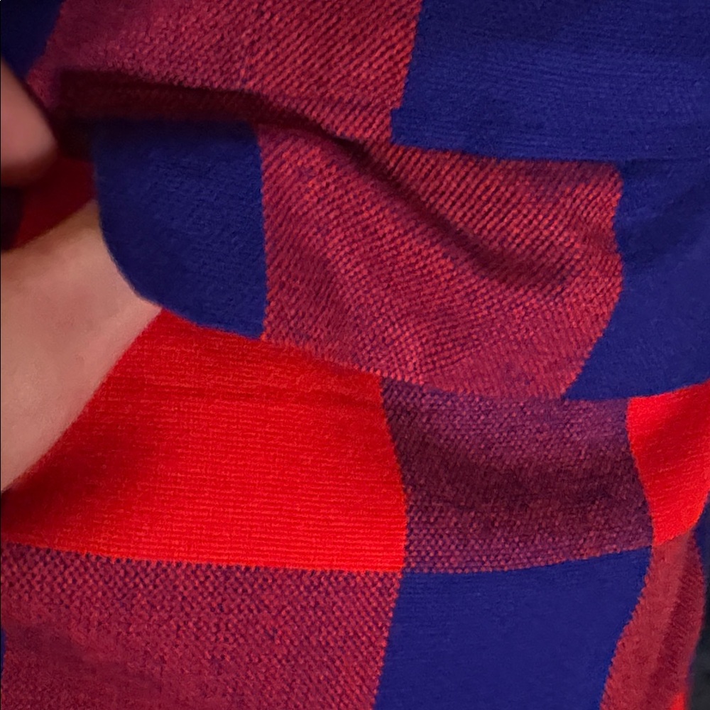 Red and Blue Checker suit jacket 2yk.